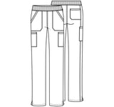 WW170 Mid Rise Cargo Pant * ROYAL BLUE ONLY, LIMITED STOCK *