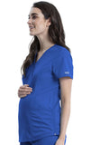 Maternity 2-Pocket Stretch Mock Wrap Scrub Top WW688 * DISCONTINUED-LIMITED STOCK